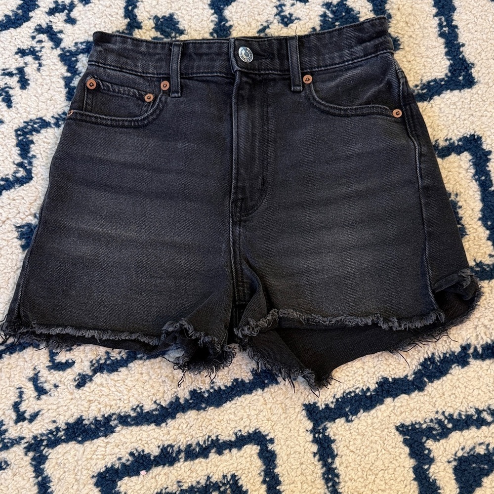 American Eagle Outfitters Black Jean Shorts